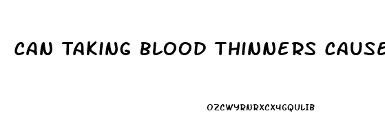 Can Taking Blood Thinners Cause Erectile Dysfunction