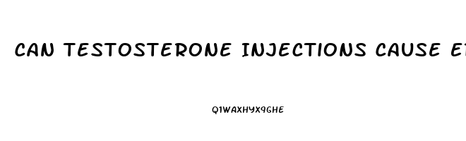 Can Testosterone Injections Cause Erectile Dysfunction