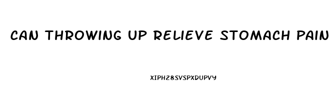 Can Throwing Up Relieve Stomach Pain