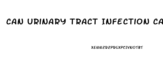 Can Urinary Tract Infection Cause Erectile Dysfunction