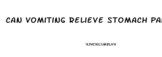 Can Vomiting Relieve Stomach Pain