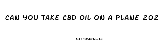 Can You Take Cbd Oil On A Plane 2023