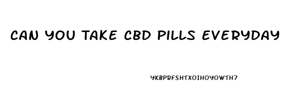 Can You Take Cbd Pills Everyday