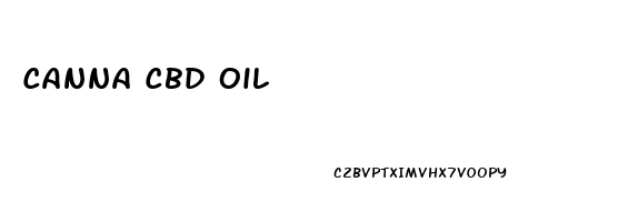 Canna Cbd Oil