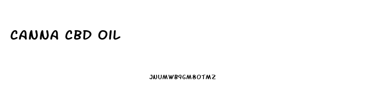 Canna Cbd Oil