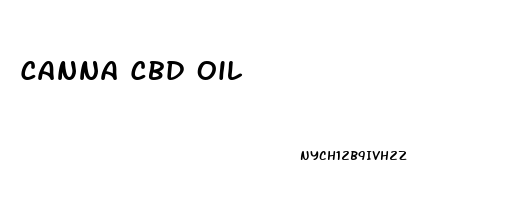 Canna Cbd Oil