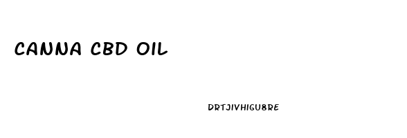 Canna Cbd Oil