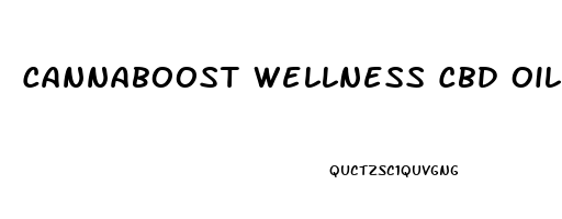 Cannaboost Wellness Cbd Oil