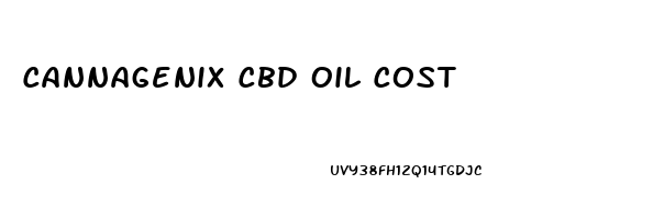 Cannagenix Cbd Oil Cost