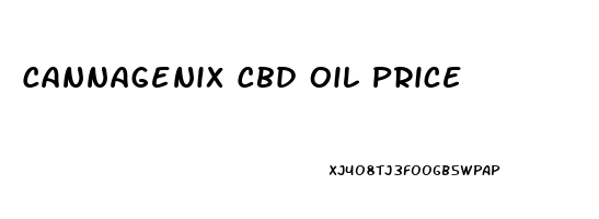 Cannagenix Cbd Oil Price