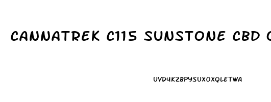 Cannatrek C115 Sunstone Cbd Oil Price