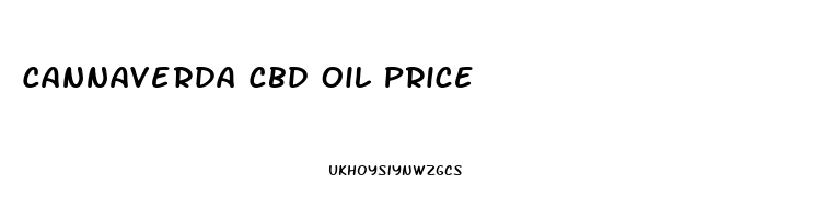 Cannaverda Cbd Oil Price