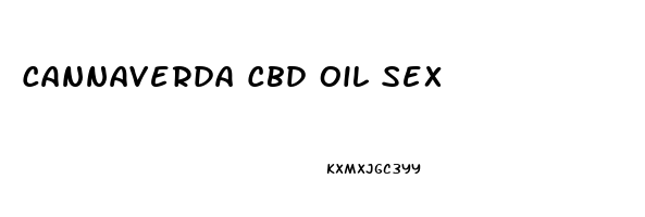 Cannaverda Cbd Oil Sex