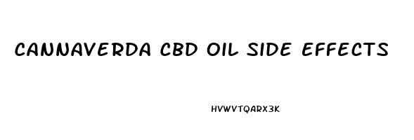 Cannaverda Cbd Oil Side Effects