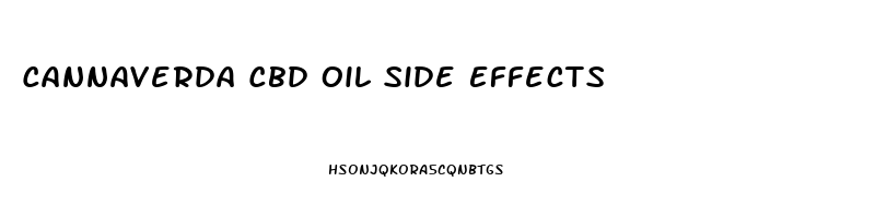 Cannaverda Cbd Oil Side Effects