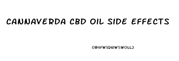 Cannaverda Cbd Oil Side Effects