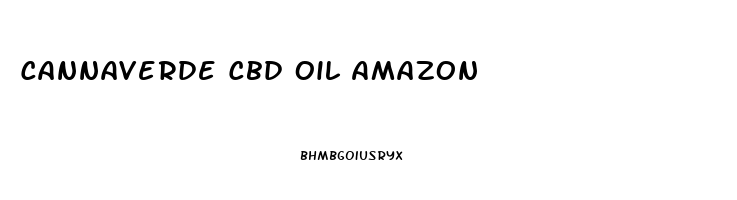 Cannaverde Cbd Oil Amazon