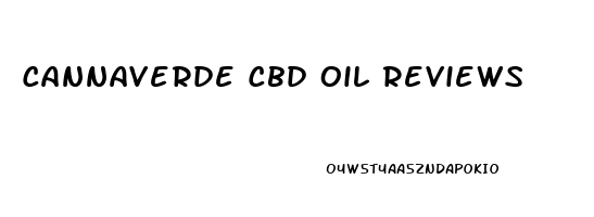 Cannaverde Cbd Oil Reviews