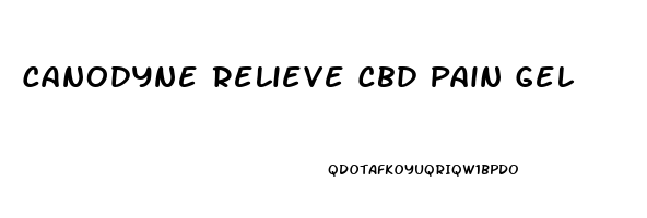 Canodyne Relieve Cbd Pain Gel