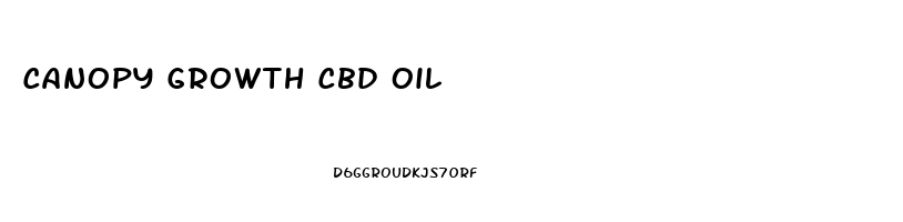 Canopy Growth Cbd Oil