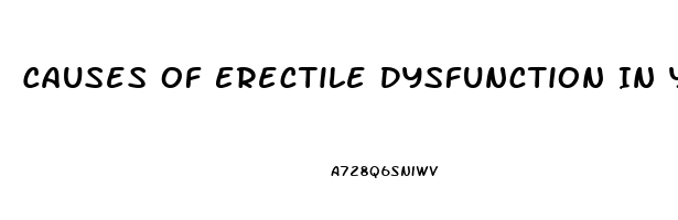 Causes Of Erectile Dysfunction In Your 40s