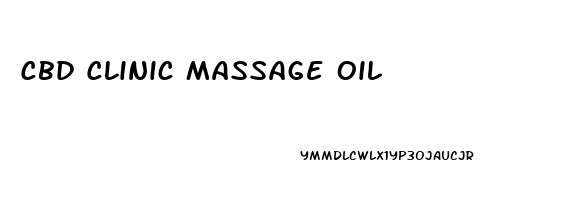 Cbd Clinic Massage Oil