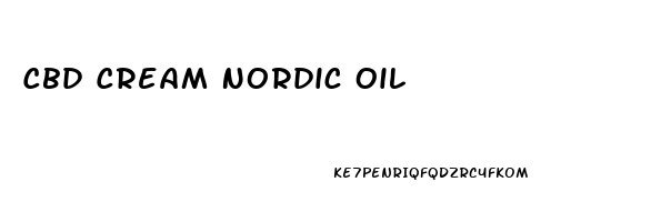 Cbd Cream Nordic Oil