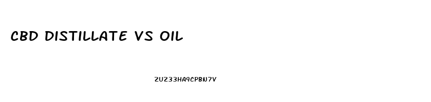 Cbd Distillate Vs Oil