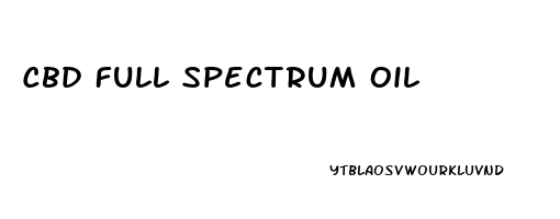 Cbd Full Spectrum Oil