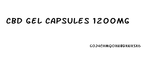 Cbd Gel Capsules 1200mg