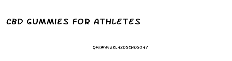 Cbd Gummies For Athletes