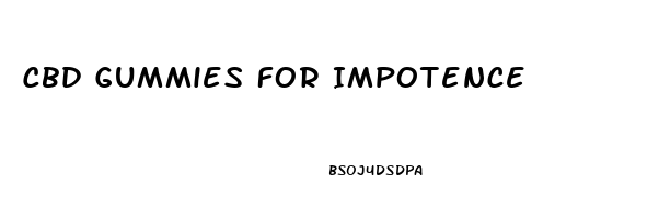 Cbd Gummies For Impotence