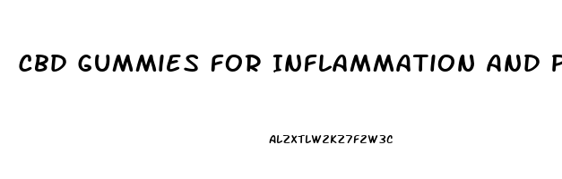 Cbd Gummies For Inflammation And Pain