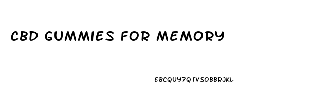 Cbd Gummies For Memory