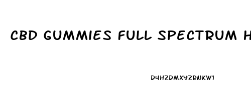 Cbd Gummies Full Spectrum Hemp Bombs