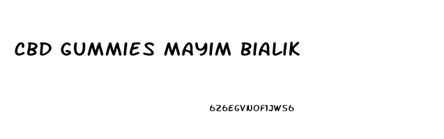 Cbd Gummies Mayim Bialik