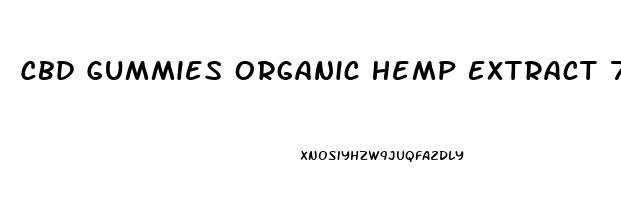 Cbd Gummies Organic Hemp Extract 750 Mg