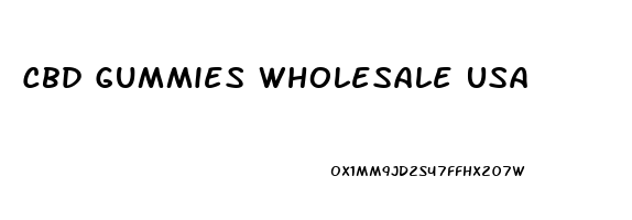 Cbd Gummies Wholesale Usa
