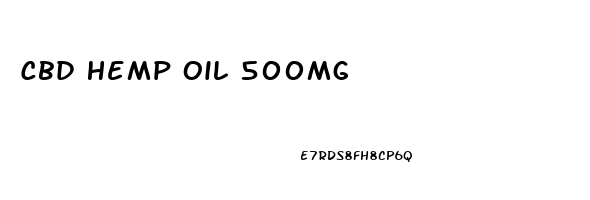 Cbd Hemp Oil 500mg