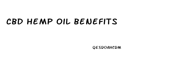 Cbd Hemp Oil Benefits