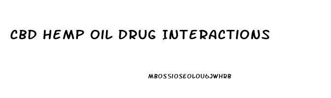 Cbd Hemp Oil Drug Interactions