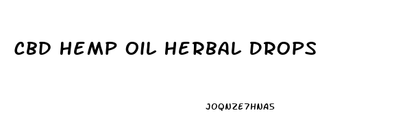 Cbd Hemp Oil Herbal Drops