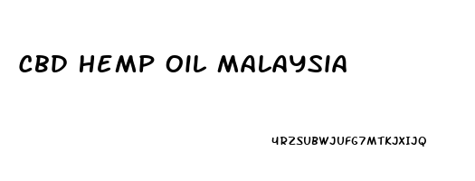 Cbd Hemp Oil Malaysia