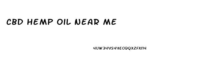 Cbd Hemp Oil Near Me