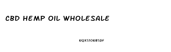 Cbd Hemp Oil Wholesale