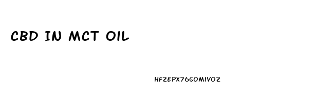 Cbd In Mct Oil