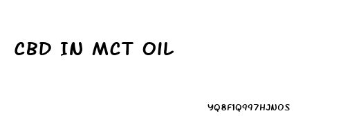 Cbd In Mct Oil