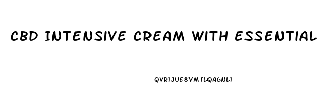 Cbd Intensive Cream With Essential Oils