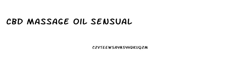 Cbd Massage Oil Sensual