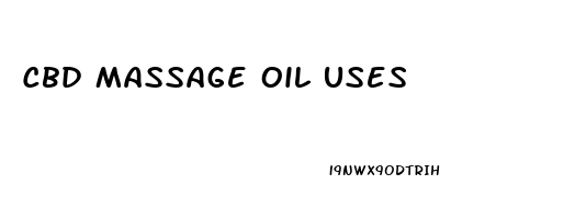 Cbd Massage Oil Uses